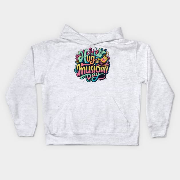 National Hug a Musician Day – November Kids Hoodie by irfankokabi